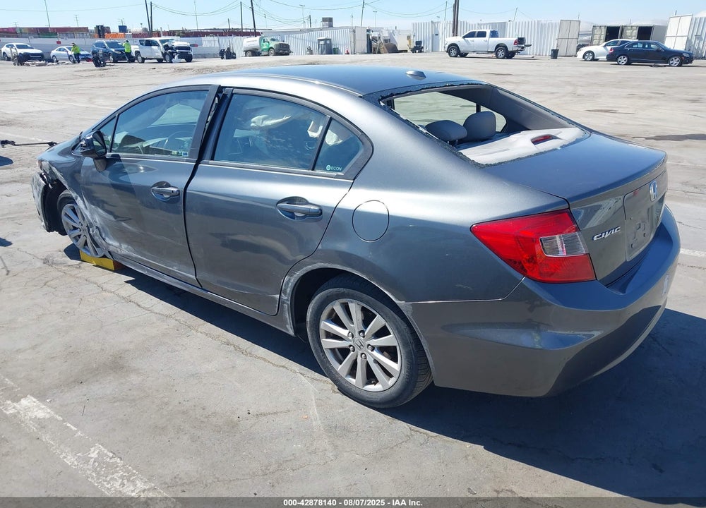 2012 HONDA CIVIC VIN: 19XFB2F90CE358510