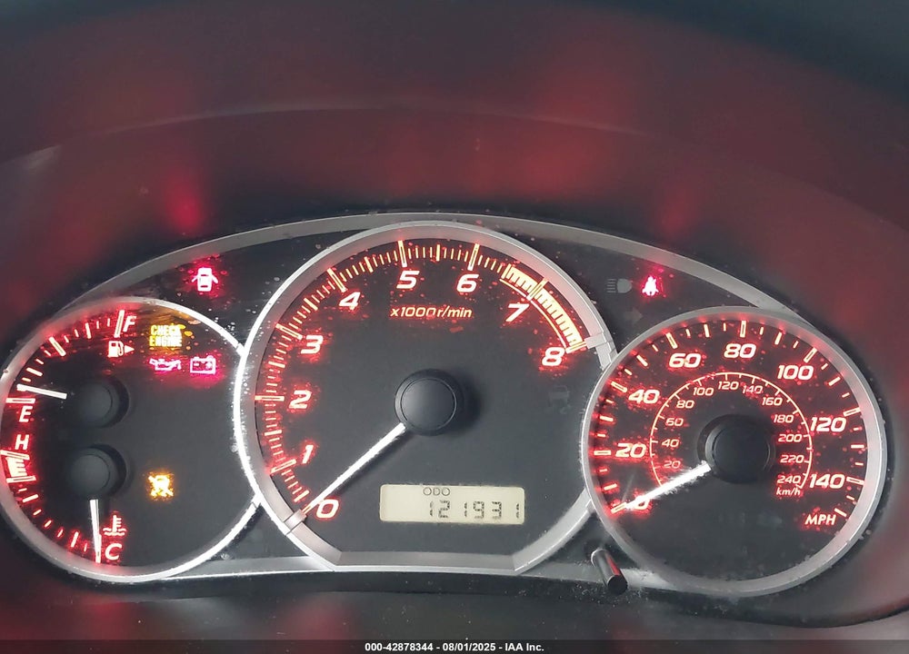 2011 SUBARU IMPREZA WRX VIN: JF1GR7E62BG825399