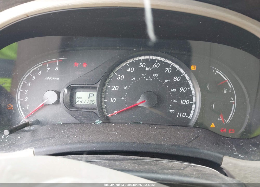 2011 TOYOTA SIENNA LE V6 VIN: 5TDKK3DC7BS033098