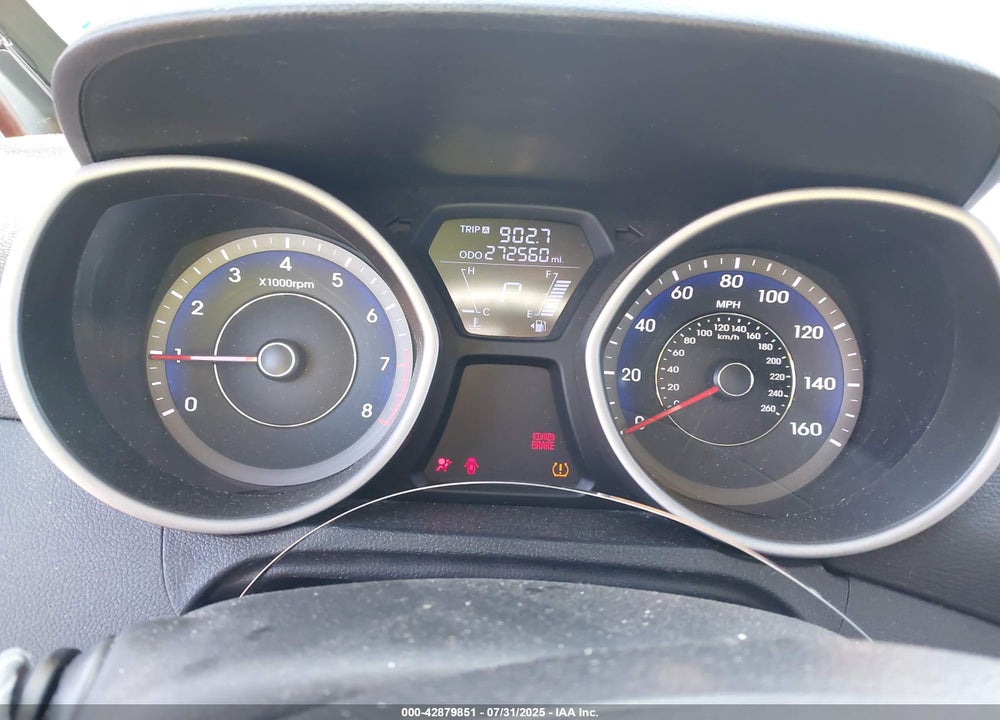 2011 HYUNDAI ELANTRA VIN: KMHDH4AE2BU147925