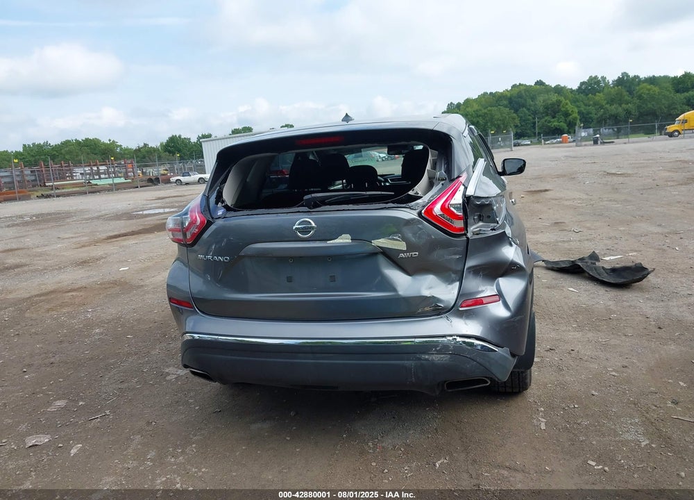 2015 NISSAN MURANO VIN: 5N1AZ2MHXFN215267