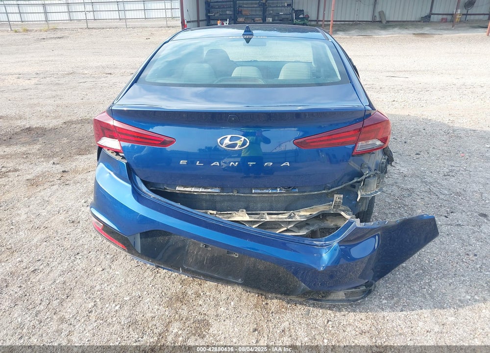 2019 HYUNDAI ELANTRA SEL VIN: 5NPD84LF4KH485041