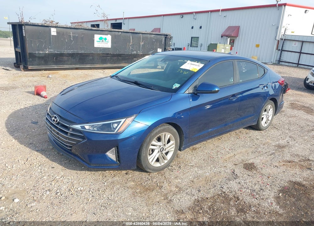 2019 HYUNDAI ELANTRA SEL VIN: 5NPD84LF4KH485041