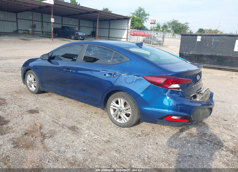 2019 HYUNDAI ELANTRA SEL VIN: 5NPD84LF4KH485041