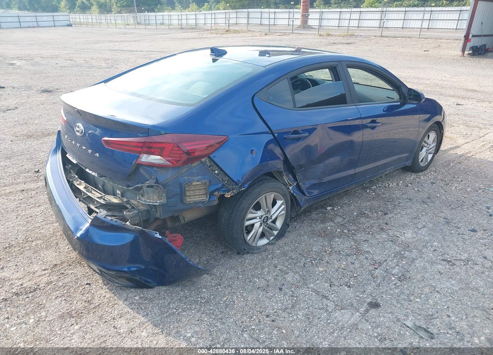 2019 HYUNDAI ELANTRA SEL VIN: 5NPD84LF4KH485041