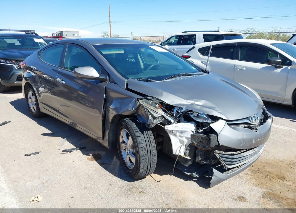 2014 HYUNDAI ELANTRA SE VIN: 5NPDH4AE4EH526993