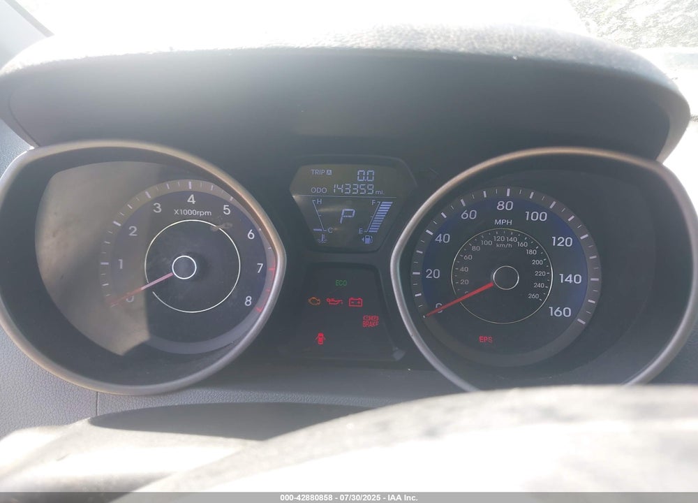 2012 HYUNDAI ELANTRA GLS (ULSAN PLANT) VIN: KMHDH4AE5CU232789