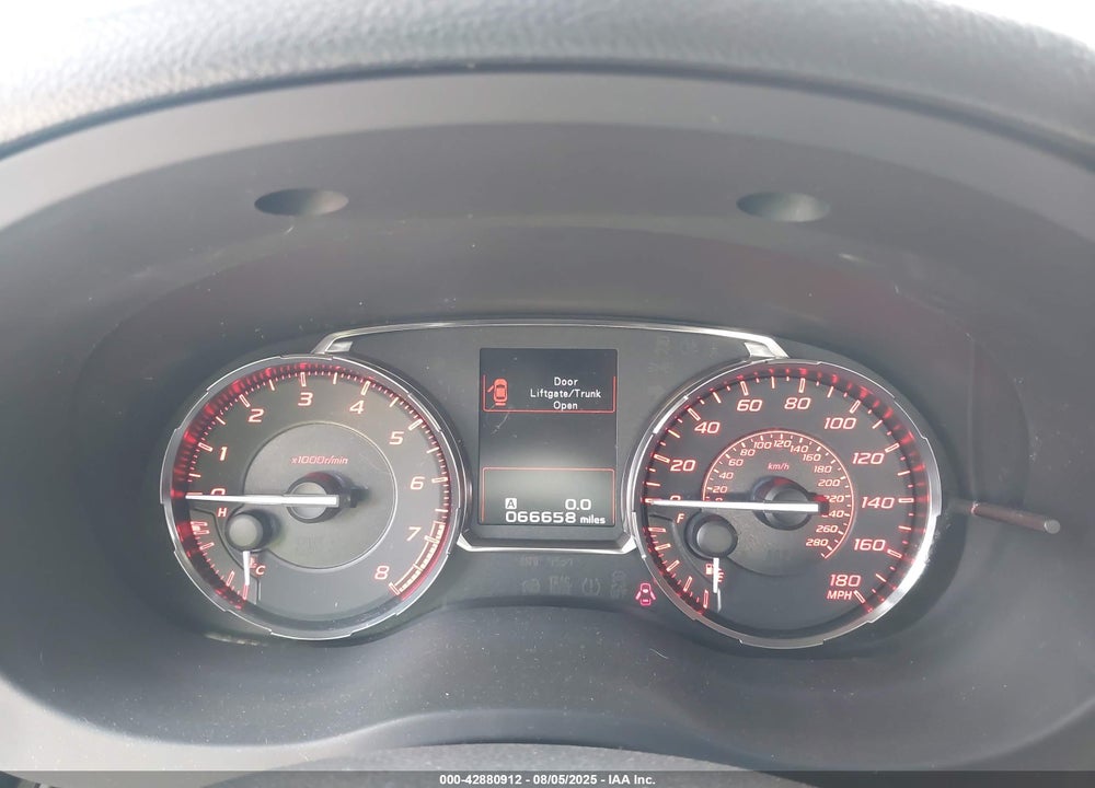 2015 SUBARU WRX LIMITED VIN: JF1VA1J6XF9829339