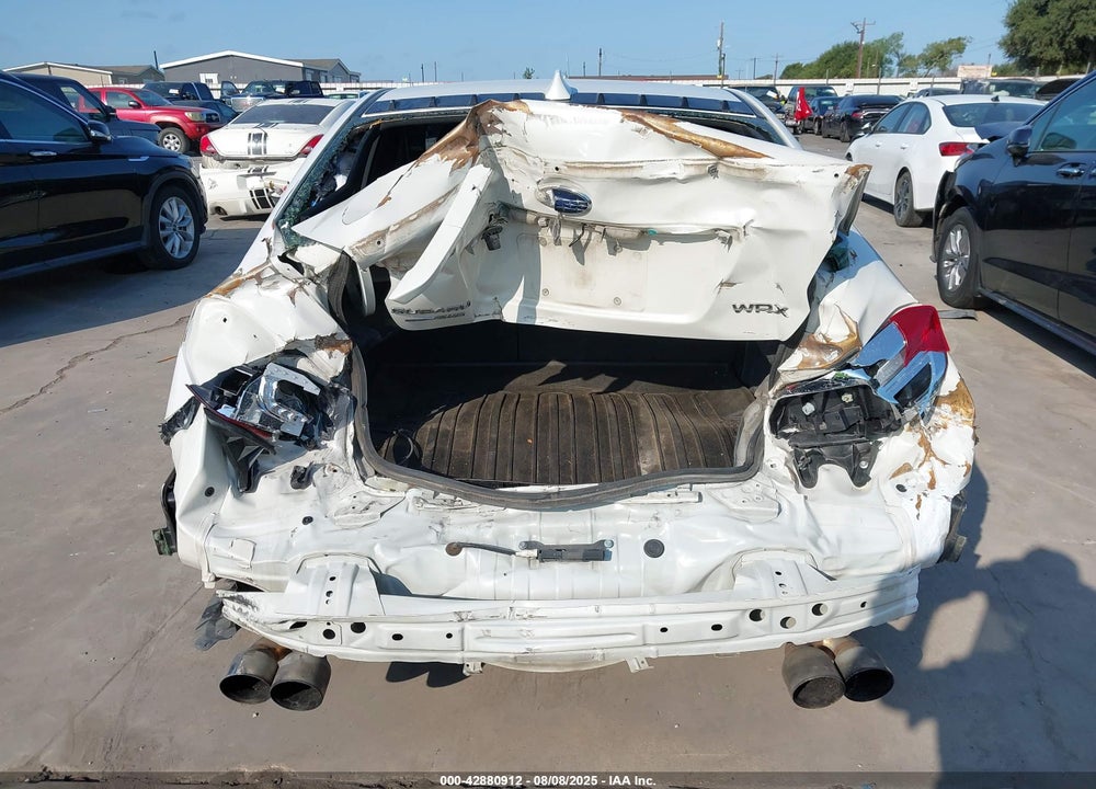 2015 SUBARU WRX LIMITED VIN: JF1VA1J6XF9829339