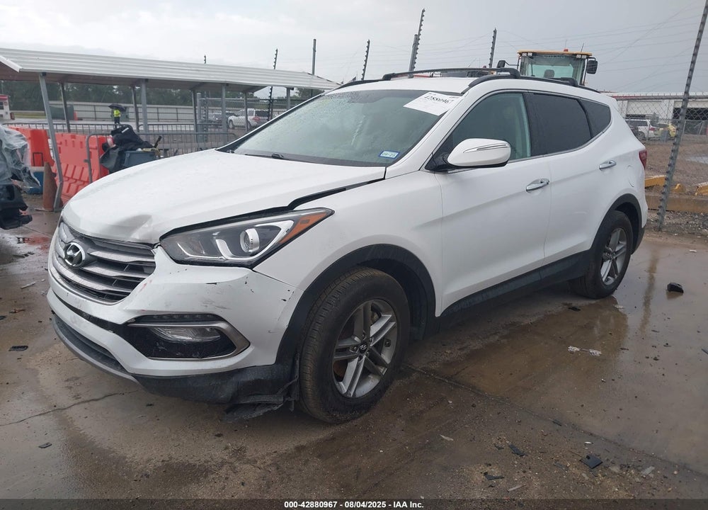 2017 HYUNDAI SANTA FE VIN: 5NMZU3LB2HH014651
