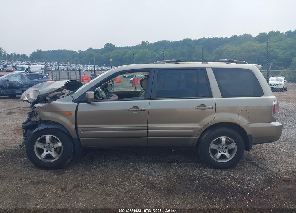2008 HONDA PILOT EX-L VIN: 5FNYF18578B037518