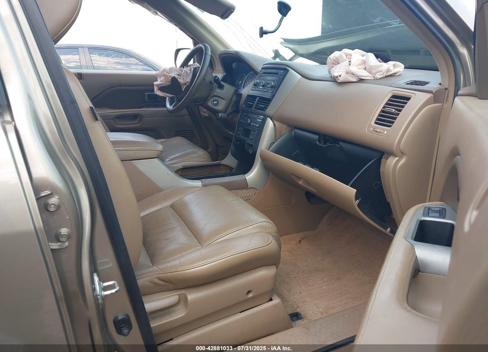 2008 HONDA PILOT EX-L VIN: 5FNYF18578B037518