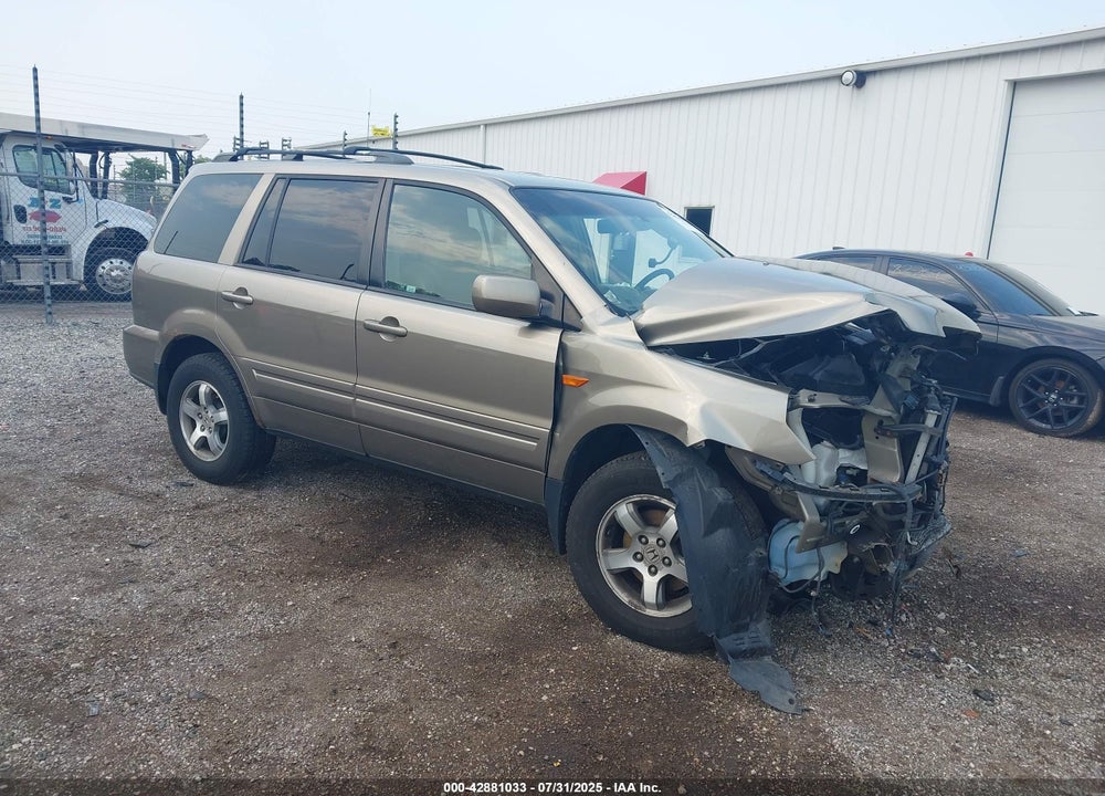2008 HONDA PILOT EX-L VIN: 5FNYF18578B037518