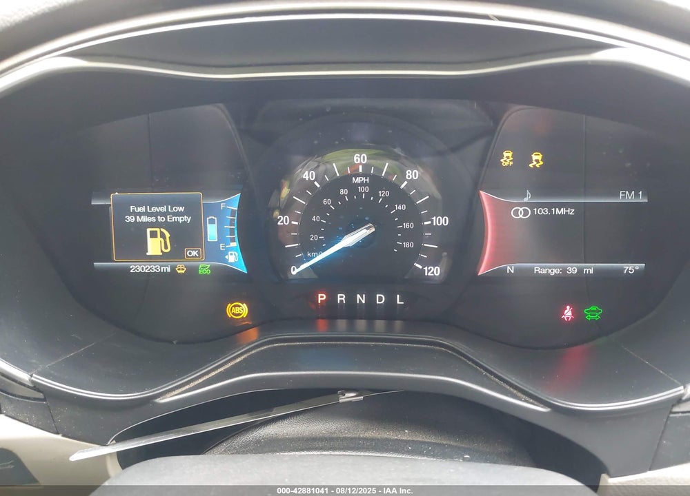 2019 FORD FUSION VIN: 3FA6P0LU1KR119916