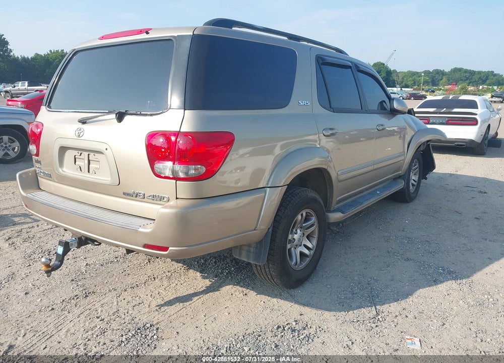 2005 TOYOTA SEQUOIA SR5 V8 VIN: 5TDBT44A85S247488