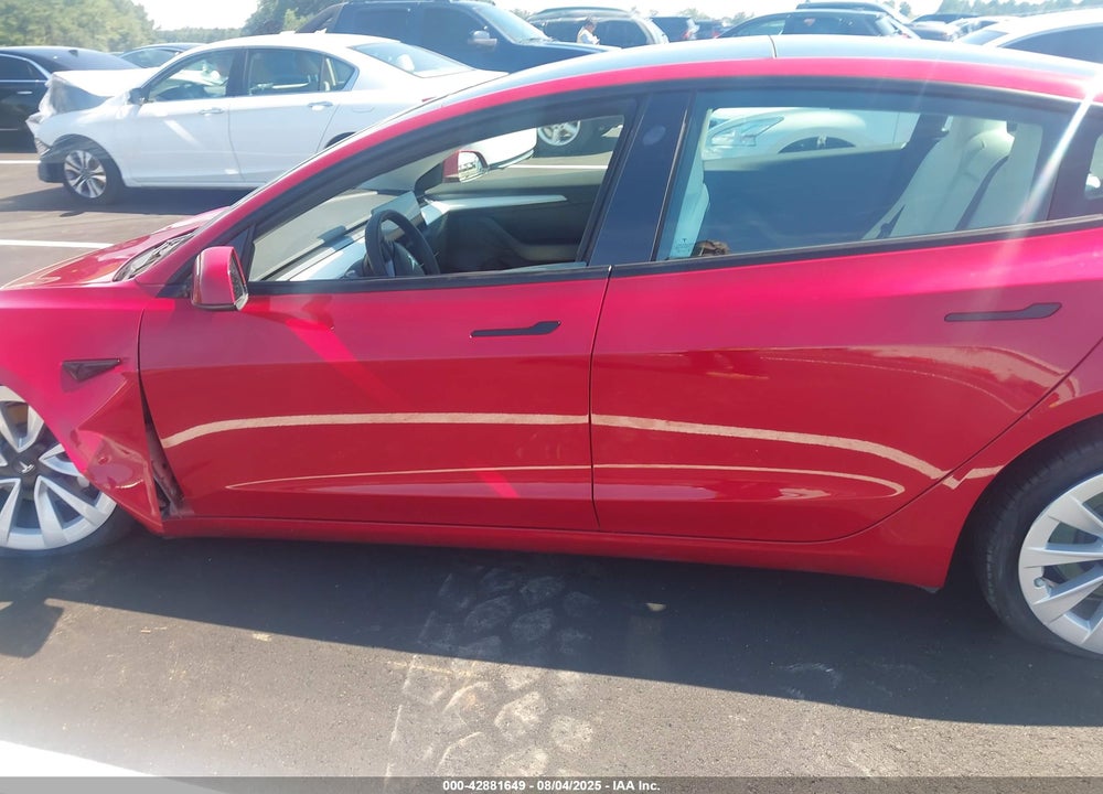 2022 TESLA MODEL 3 VIN: 5YJ3E1EB5NF145221