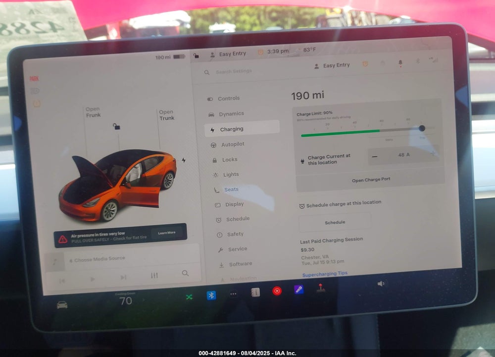 2022 TESLA MODEL 3 VIN: 5YJ3E1EB5NF145221