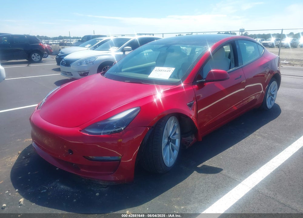 2022 TESLA MODEL 3 VIN: 5YJ3E1EB5NF145221