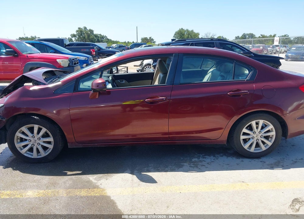2012 HONDA CIVIC EX-L VIN: 2HGFB2F94CH505496