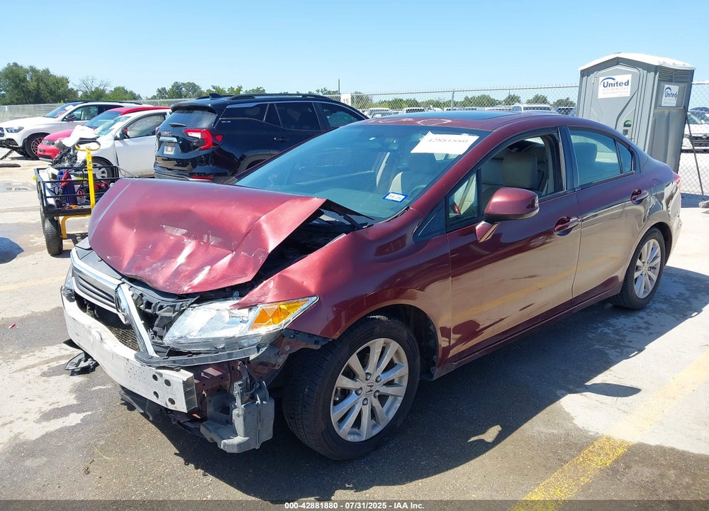 2012 HONDA CIVIC EX-L VIN: 2HGFB2F94CH505496