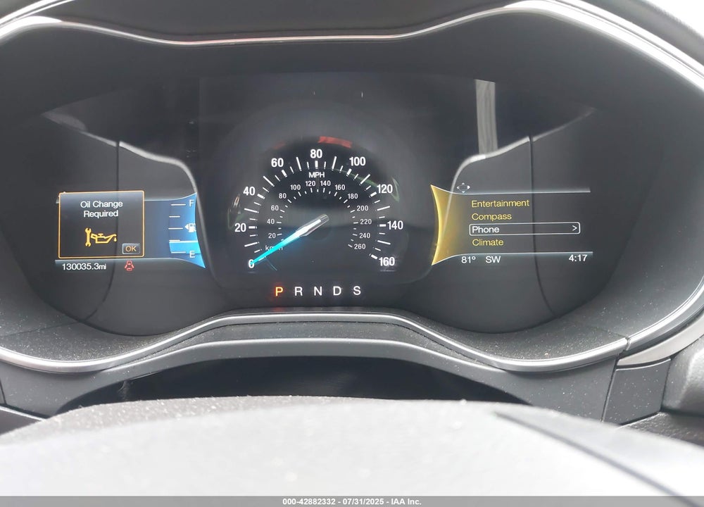 2016 FORD FUSION VIN: 3FA6P0H70GR138726