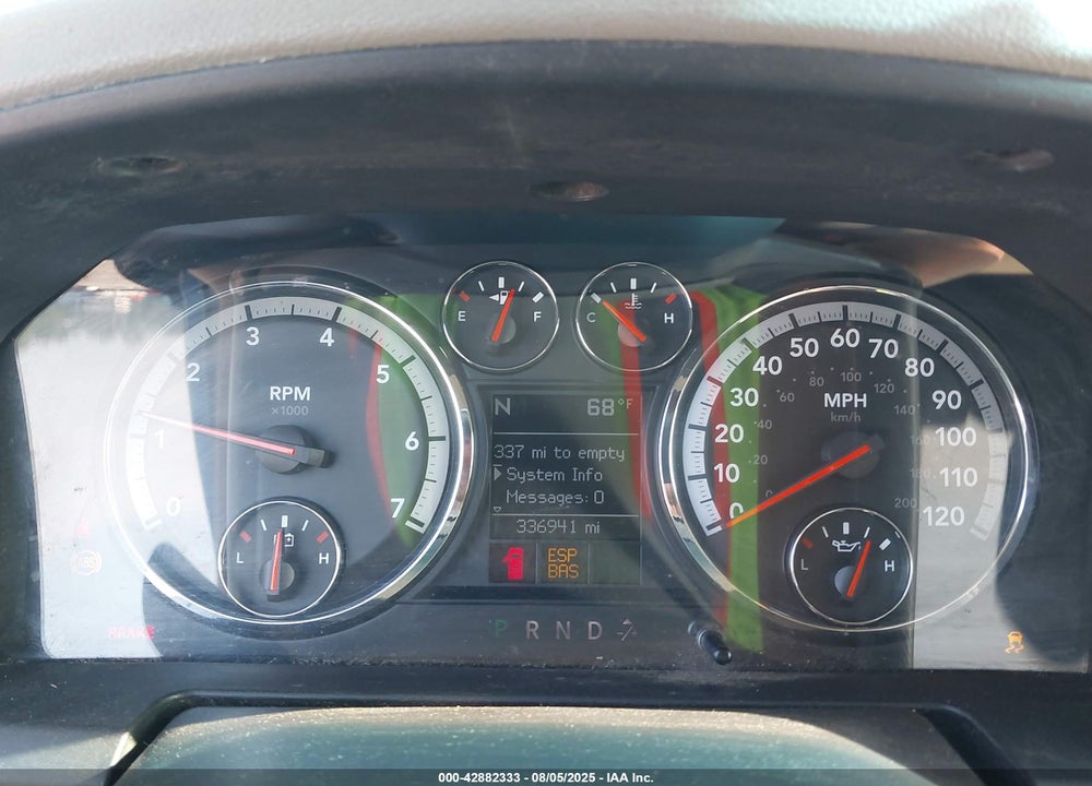 2009 DODGE RAM 1500 SLT/SPORT/TRX VIN: 1D3HV13T99S778872