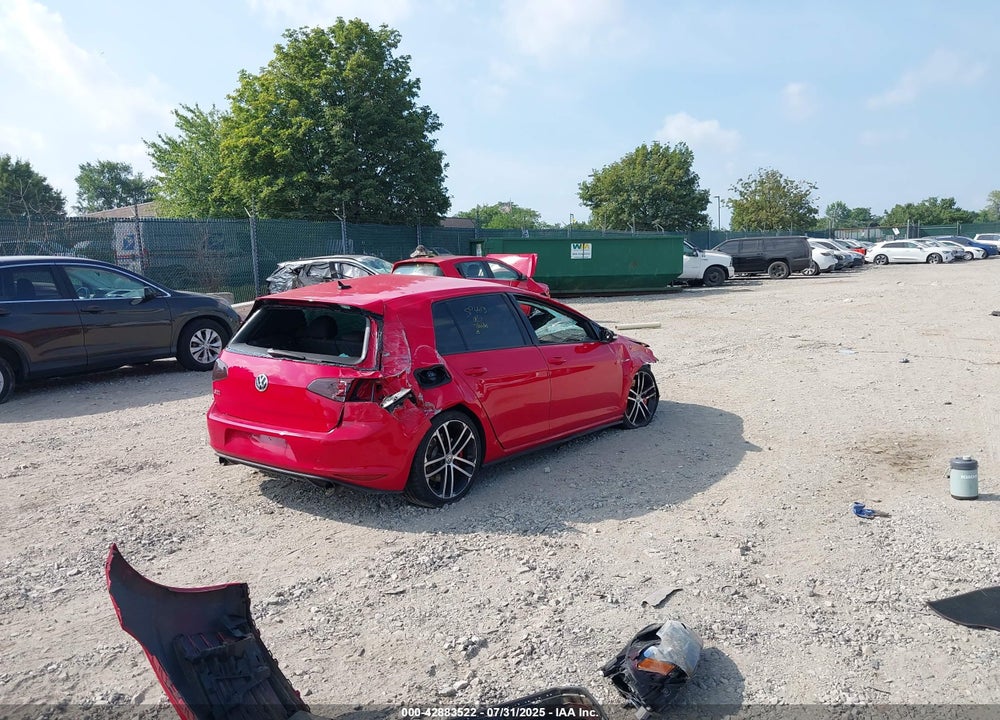 2017 VOLKSWAGEN GOLF VIN: 3VW447AU0HM003020
