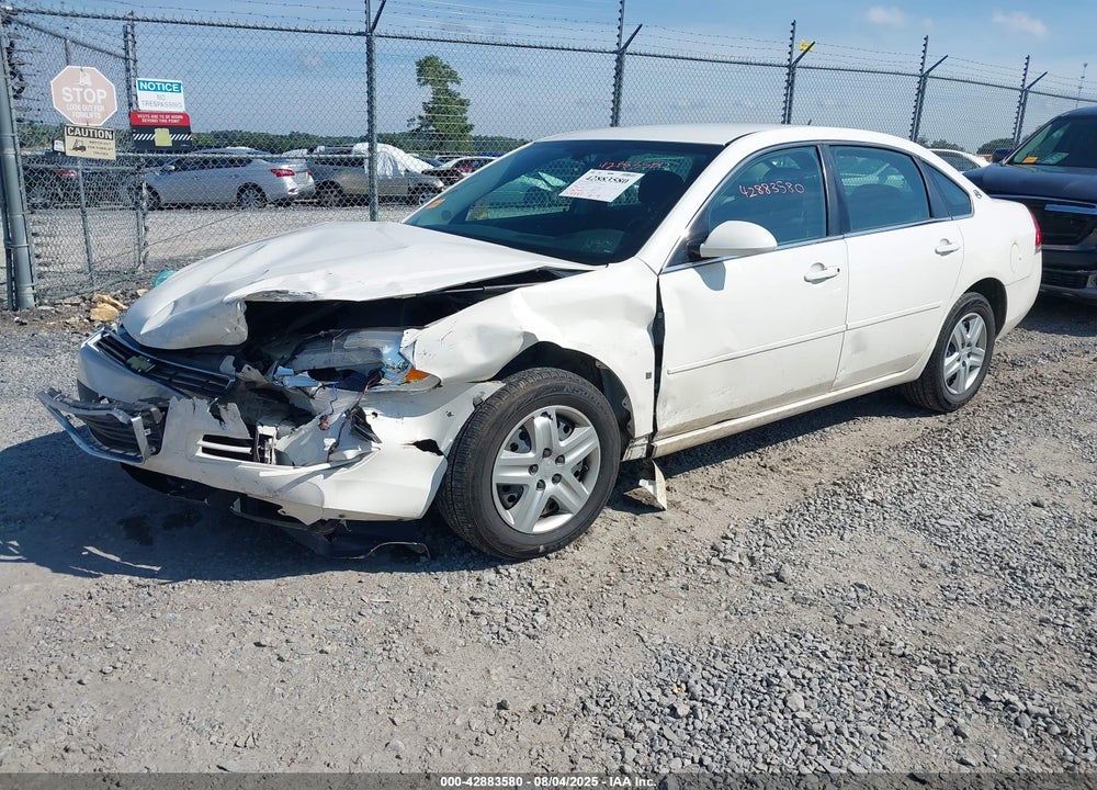 2008 CHEVROLET IMPALA LS VIN: 2G1WB58K789220494