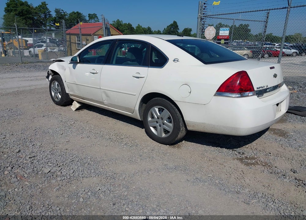 2008 CHEVROLET IMPALA LS VIN: 2G1WB58K789220494
