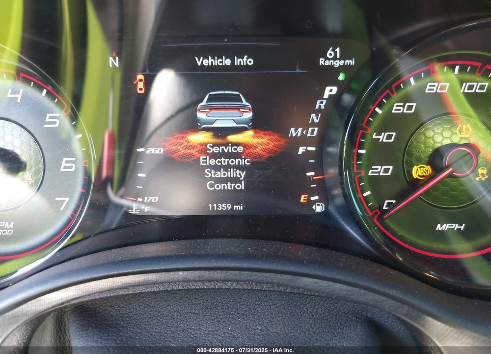 2023 DODGE CHARGER VIN: 2C3CDXGJ0PH619801