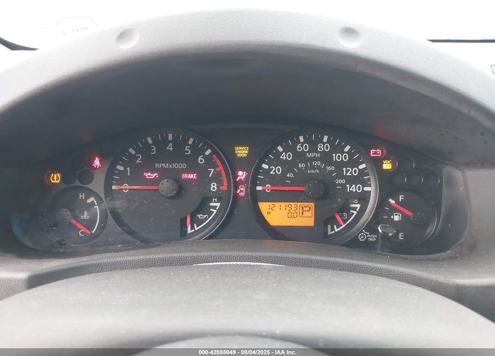 2008 NISSAN XTERRA X VIN: 5N1AN08U48C532306