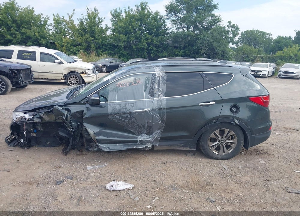 2014 HYUNDAI SANTA FE VIN: 5XYZUDLB0EG136534