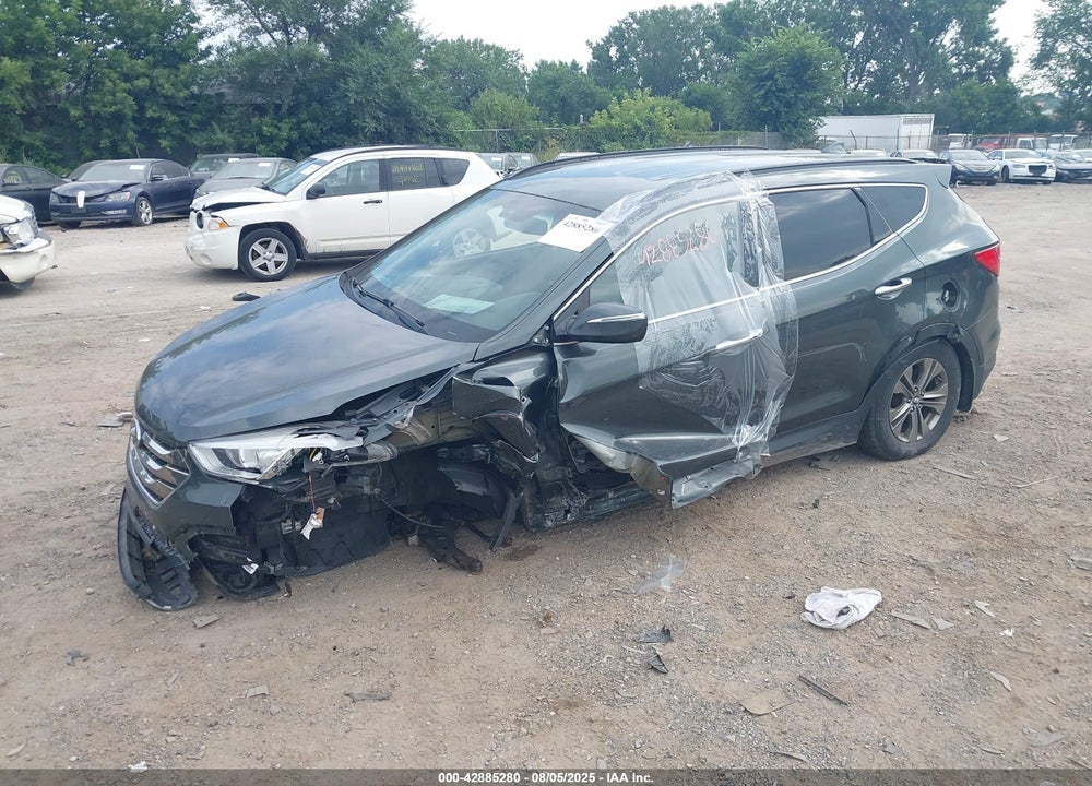 2014 HYUNDAI SANTA FE VIN: 5XYZUDLB0EG136534