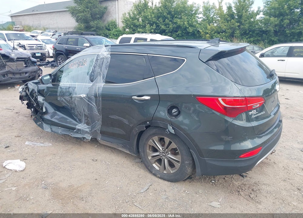 2014 HYUNDAI SANTA FE VIN: 5XYZUDLB0EG136534