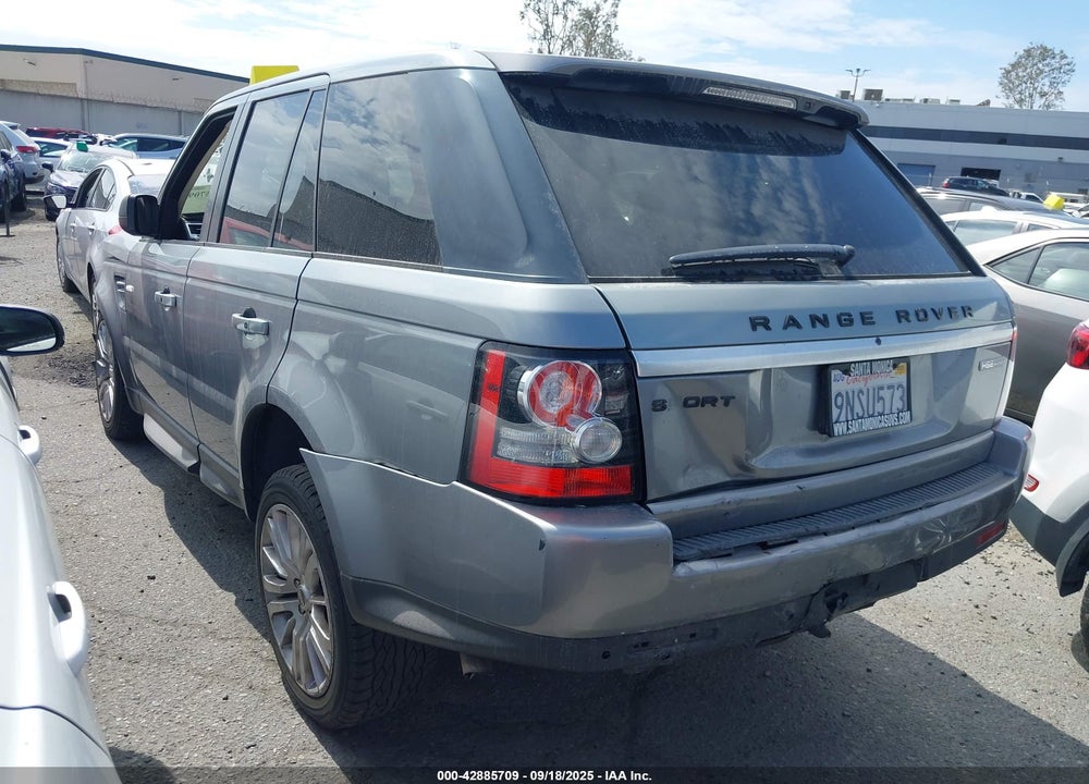2013 LAND ROVER RANGE ROVER SPORT VIN: SALSK2D45DA763202