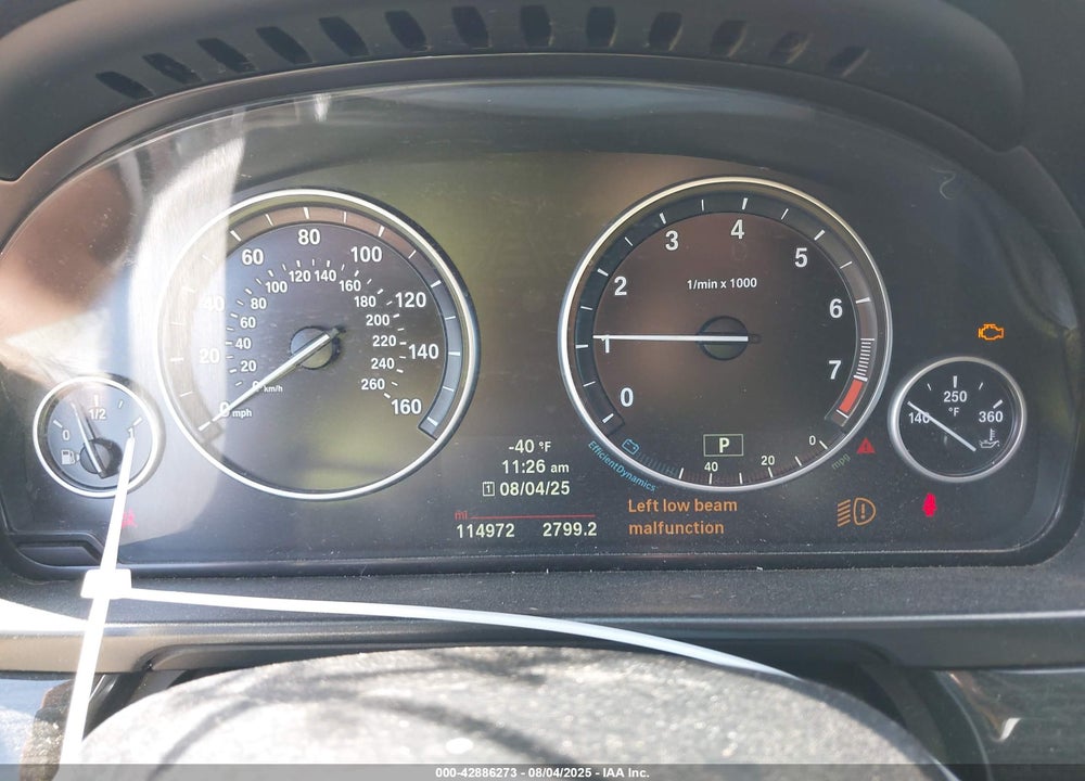 2014 BMW 5 SERIES VIN: WBA5A5C55ED505410