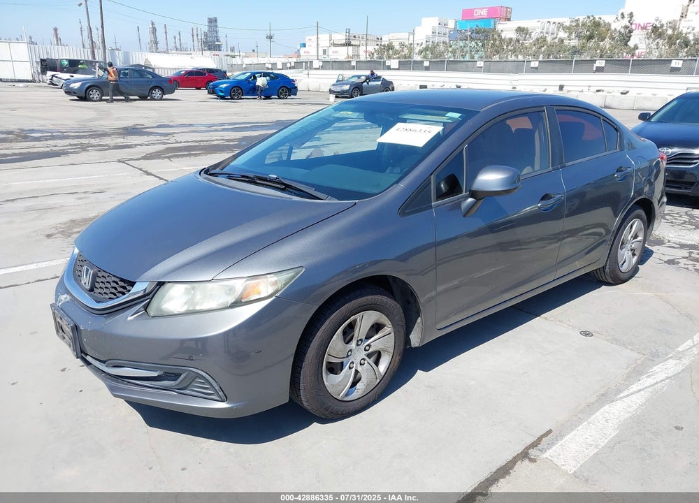 2013 HONDA CIVIC VIN: 19XFB2E52DE007582