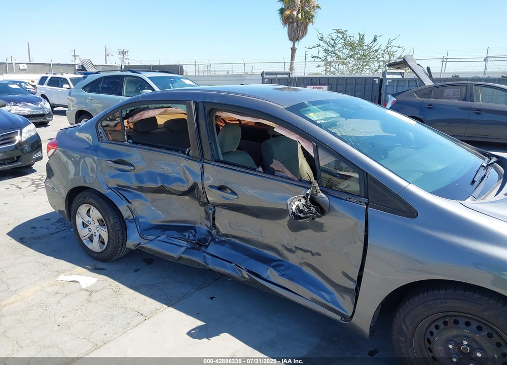 2013 HONDA CIVIC VIN: 19XFB2E52DE007582