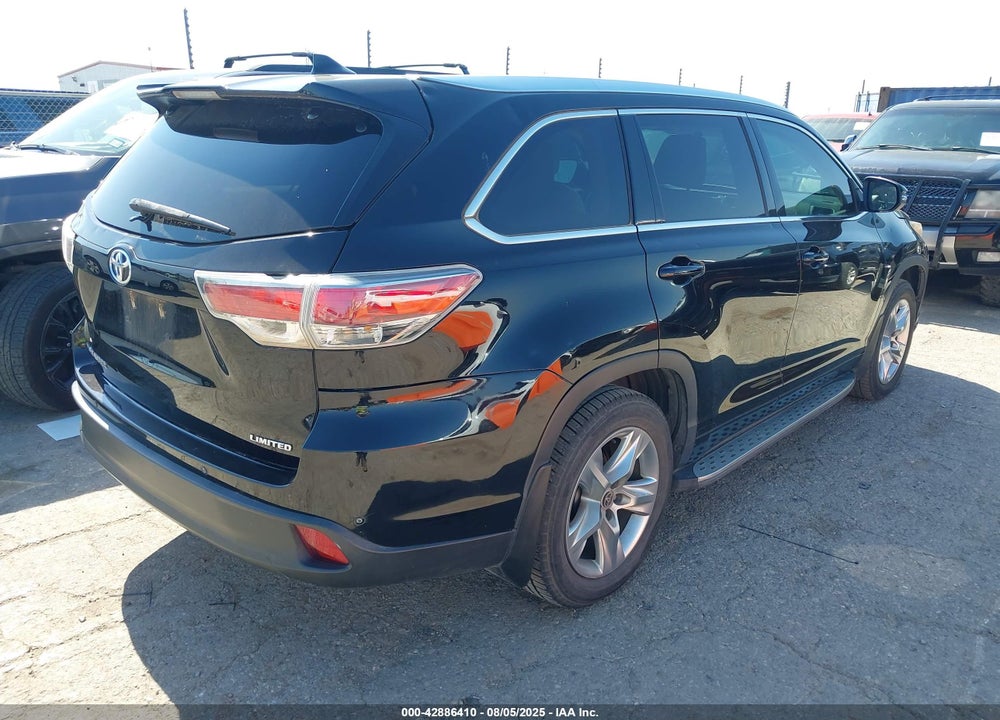 2016 TOYOTA HIGHLANDER VIN: 5TDYKRFHXGS128901