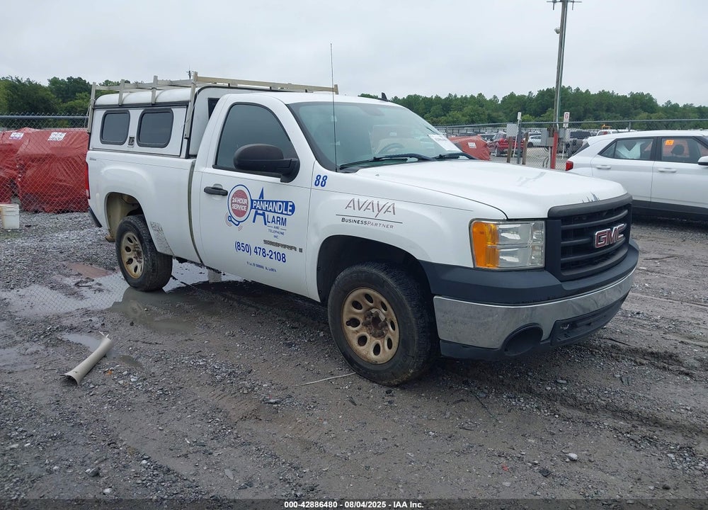 2007 GMC SIERRA 1500 WORK TRUCK VIN: 1GTEC14C37Z646579