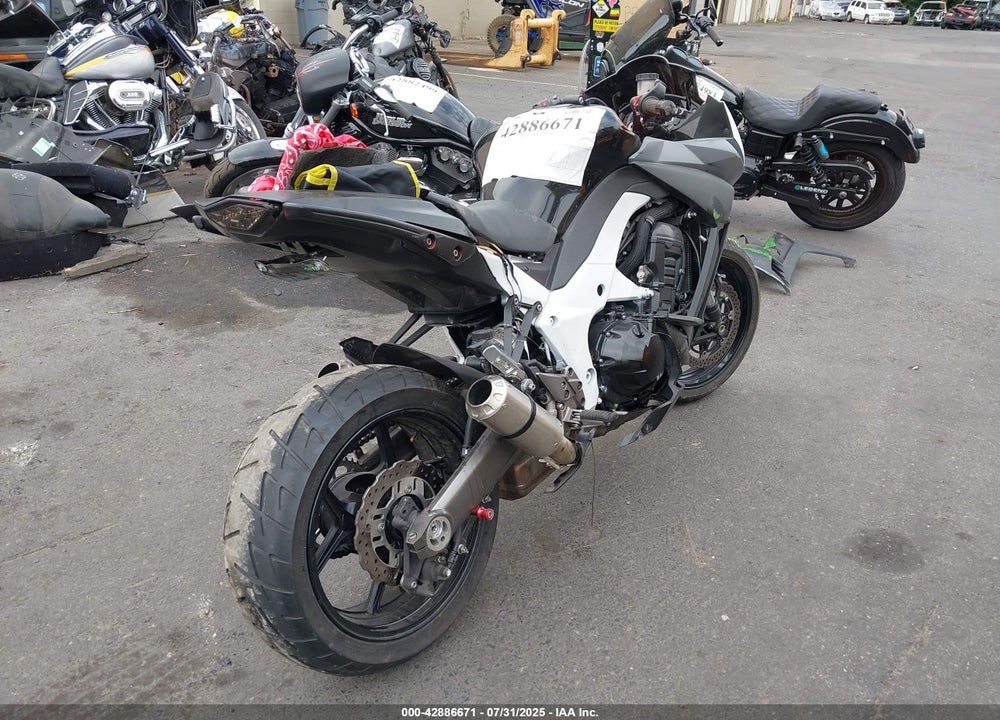 2013 KAWASAKI ZX1000 G VIN: JKAZXCG1XDA022598