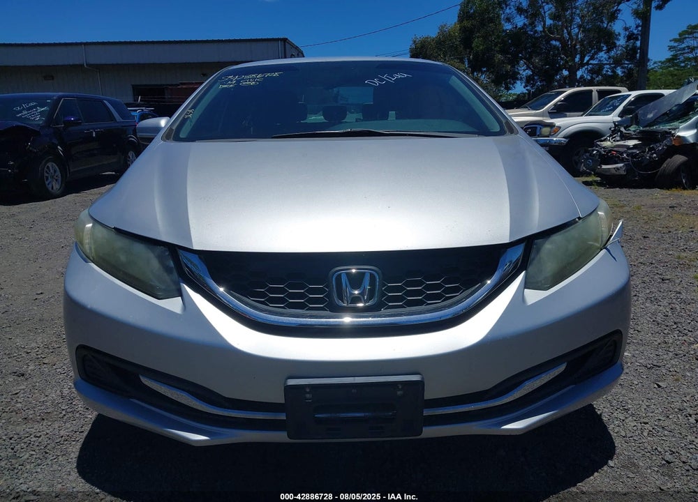 2014 HONDA CIVIC LX VIN: 19XFB2F50EE058966