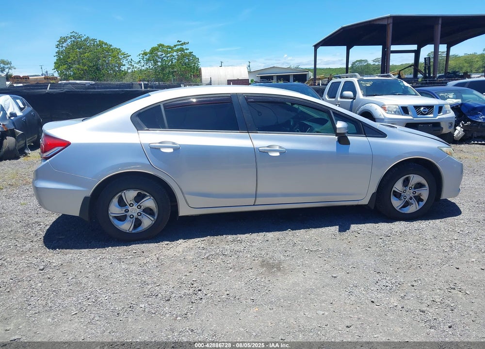 2014 HONDA CIVIC LX VIN: 19XFB2F50EE058966