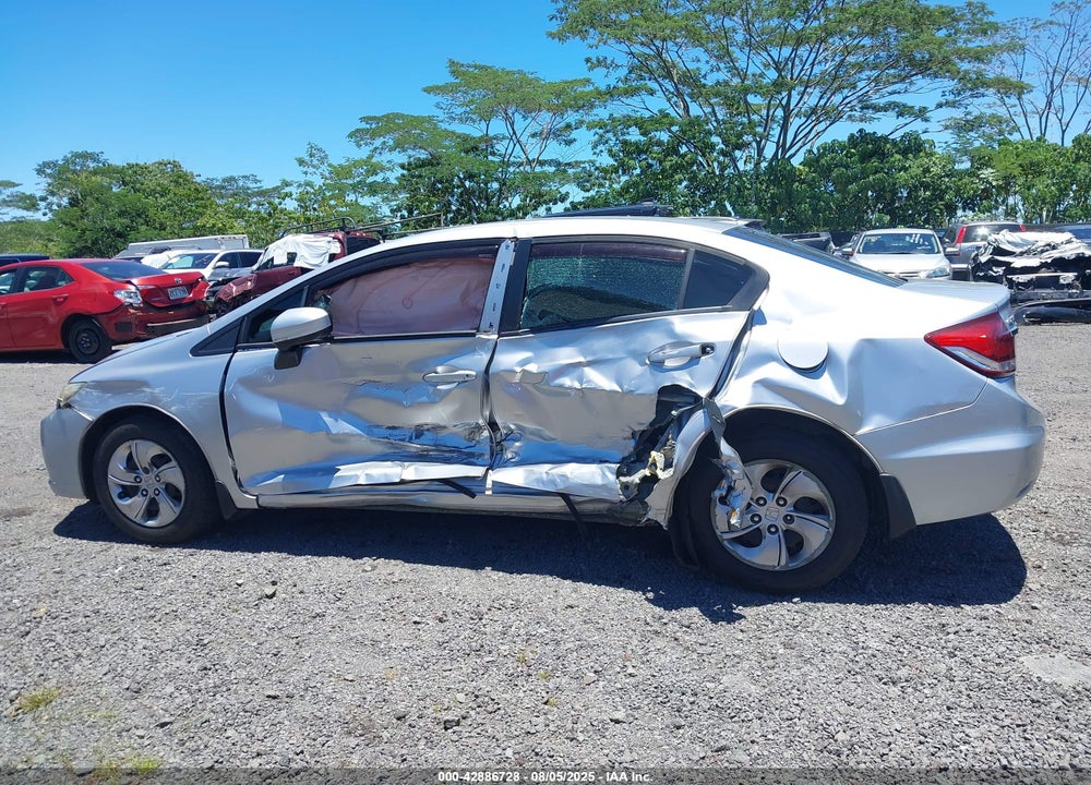 2014 HONDA CIVIC LX VIN: 19XFB2F50EE058966
