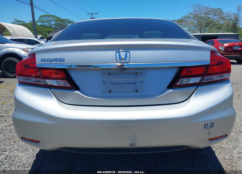 2014 HONDA CIVIC LX VIN: 19XFB2F50EE058966