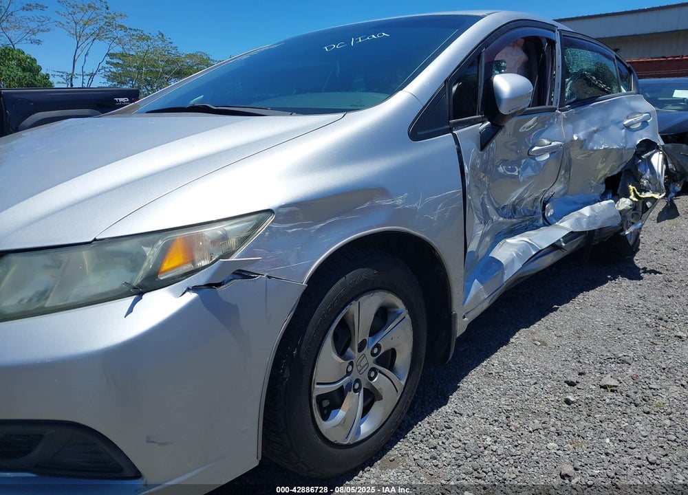 2014 HONDA CIVIC LX VIN: 19XFB2F50EE058966