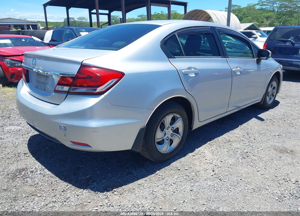2014 HONDA CIVIC LX VIN: 19XFB2F50EE058966