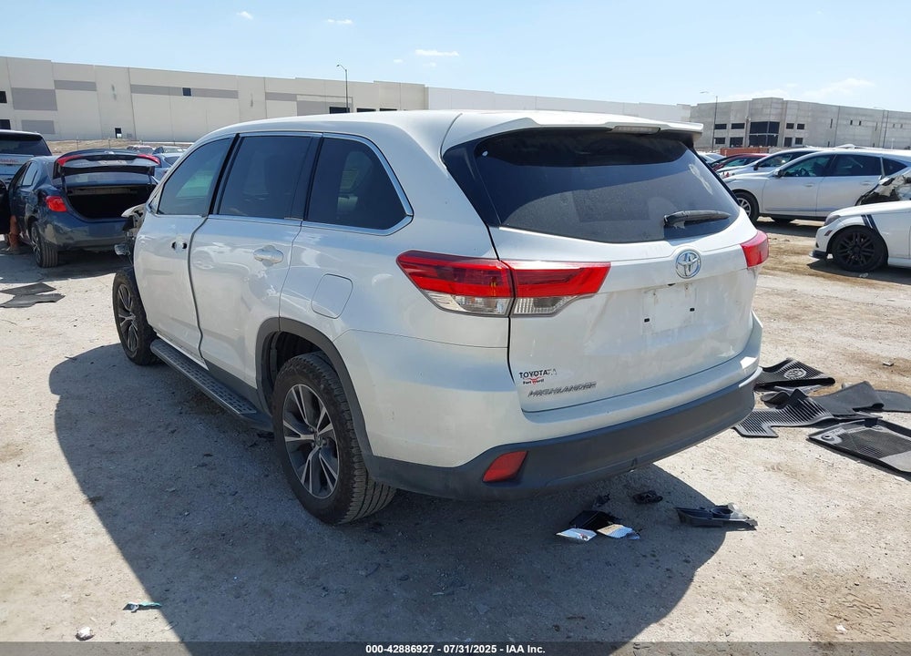 2019 TOYOTA HIGHLANDER VIN: 5TDZZRFH7KS336243