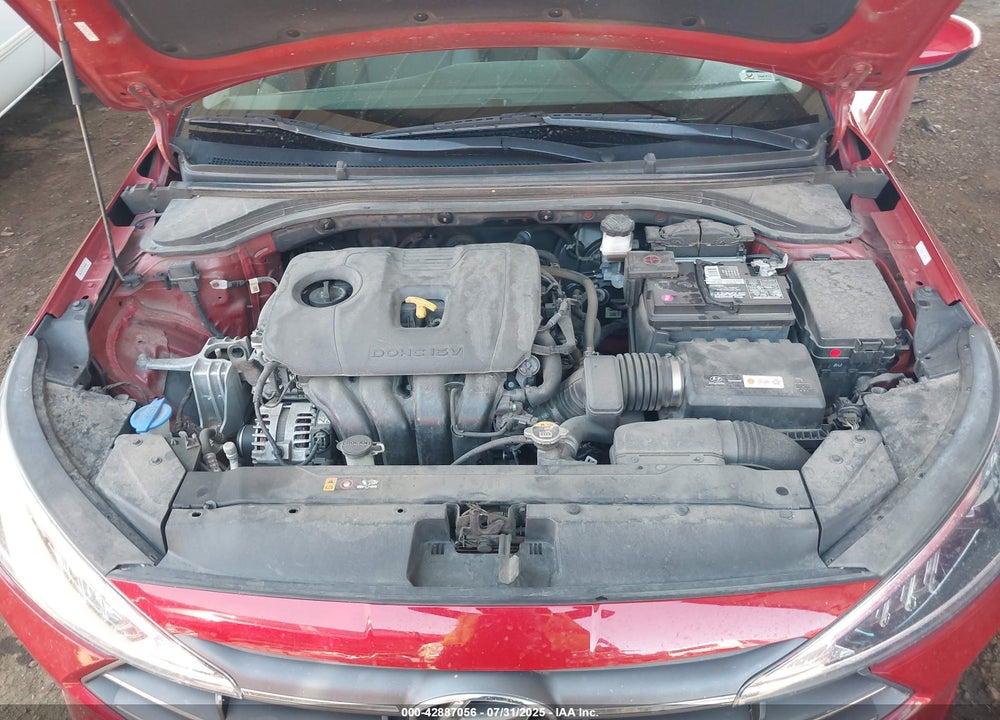 2019 HYUNDAI ELANTRA VIN: KMHD84LF2KU837955