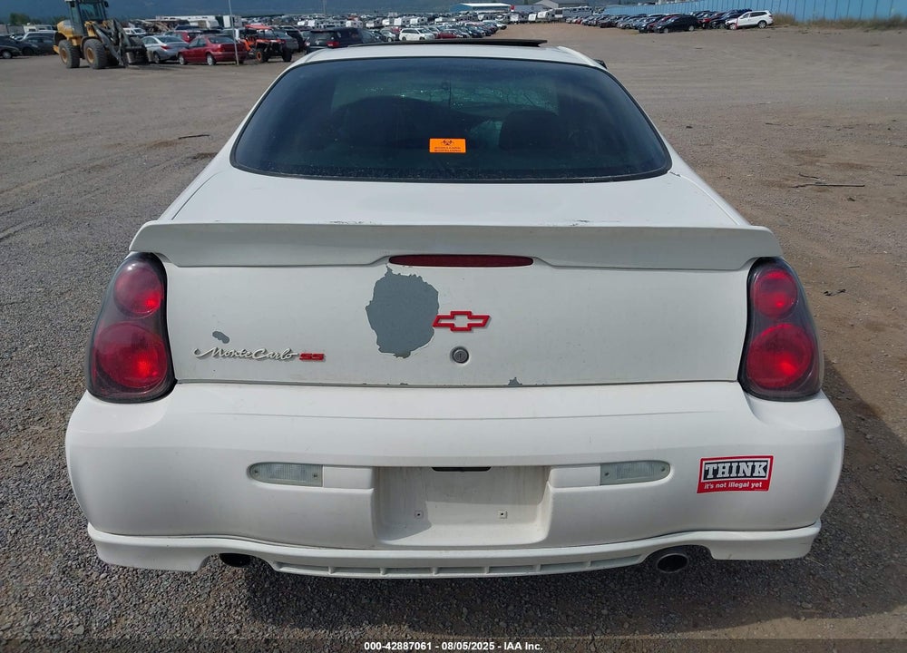 2002 CHEVROLET MONTE CARLO SS VIN: 2G1WX15K129371661